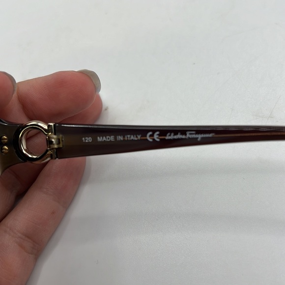 Salvatore Ferragamo Sunglasses Brown Crystal 220 120 Prescription